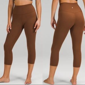 Lululemon align crop 21” Java